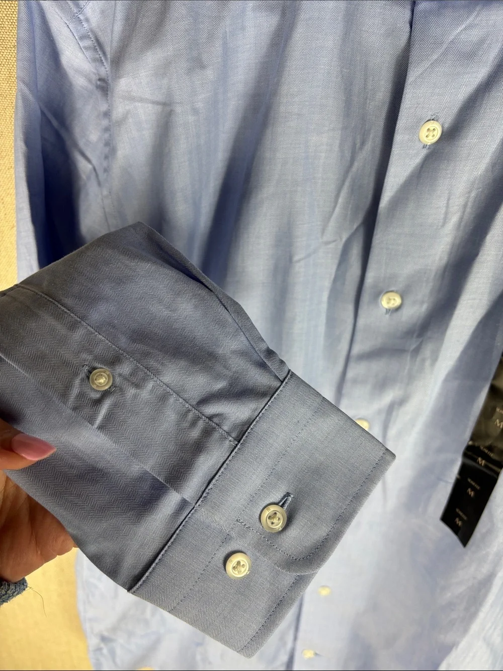 Banana Republic > New with Tags  Light Blue Slim Fit Button Down Medium
